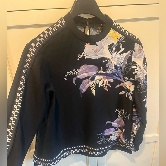 Ted Baker Caella Decadence flowered long sleeved blouse, size 3 (10-12) - Picture 5 of 10